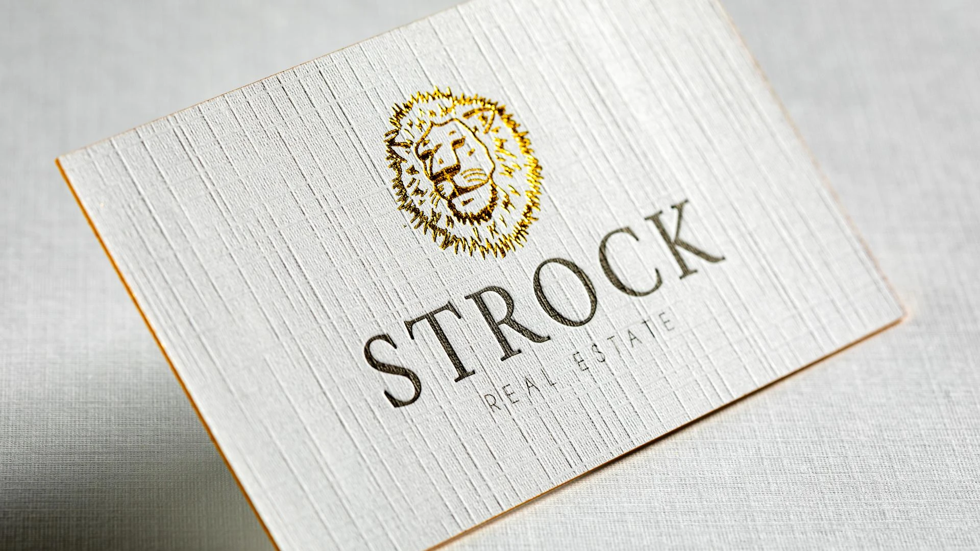 Linen Business Cards Business Card Design